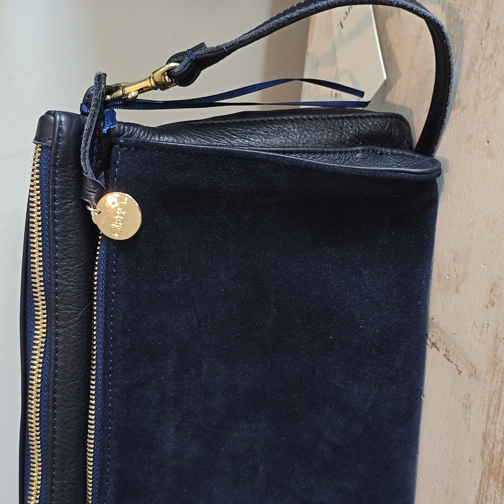 NWT Clare V Gosee In Navy Lamba/Navy Suede - Picture 5 of 16